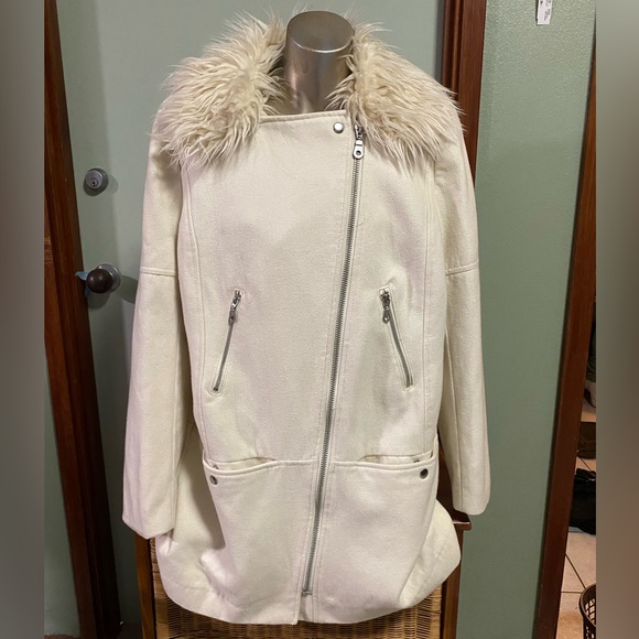 H&M Cream Parker/Jacket - size AU14 Ladies - Picture 3 of 5